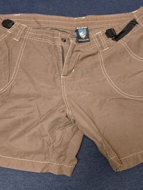 Kuhl Brown Women's Shorts with Contrast Stitching